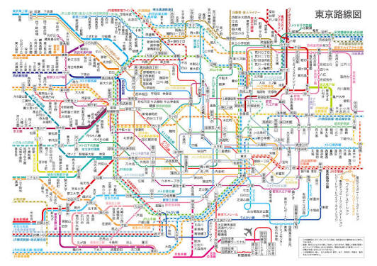 Train route map